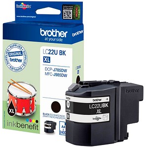 brother LC-22UBK  schwarz Druckerpatrone