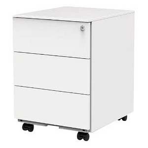0810072838988 - Büro-Rollcontainer mit Schublade unter Schreibtisch RC2 FarbeWeiß 0810072838988 - Büro-Rollcontainer mit Schublade unter Schreibtisch RC2 FarbeWeiß