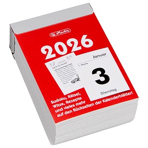 4008110431918 - herlitz Abreißkalender Größe 3 2026