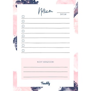 4260714130042 - Notizblock DIN A6 liniert 1 St