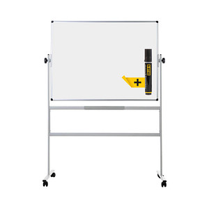 5603750106395 - Whiteboard Revolver Mobil 120 x 90cm lackiert Aluminiumrahmen drehbar beidseitig