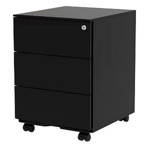 0810072838995 - Büro-Rollcontainer mit Schublade unter Schreibtisch RC2 FarbeSchwarz 0810072838995 - Büro-Rollcontainer mit Schublade unter Schreibtisch RC2 FarbeSchwarz