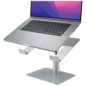 0085896504245 - Laptopständer K50424WW bis 16” höhenverstell- und neigbar mit Stauraum B 280 x T 229 x H 210 mm Aluminium und Stahl silber