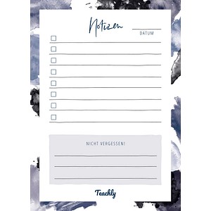 4260714130059 - Notizblock DIN A6 liniert 1 St