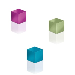 4004360794674 - SuperDym-Magnet C5 Cube türkis pink hellgrün 11x11x11mm VE=3 Stü