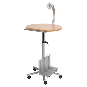 4002390041294 - MAUL höhenverstellbarer PC-Tisch Profi 9317070 braun grau für 1 Monitor 1 Tastatur 1 Maus 1 PC 4002390041294 - MAUL höhenverstellbarer PC-Tisch Profi 9317070 braun grau für 1 Monitor 1 Tastatur 1 Maus 1 PC