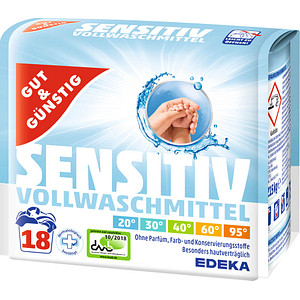 4311501640050 - SENSITIV Waschmittel 122 kg 4311501640050 Gut & Günstig 1220 Gramm 4311501640050 - SENSITIV Waschmittel 122 kg 4311501640050 Gut & Günstig 1220 Gramm