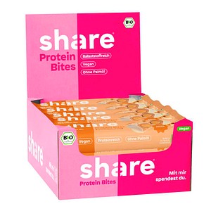 4262414873991 - share Bio Protein Bites Salted Peanut Proteinriegel 15 Riegel