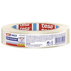 4042448314062 - Packband Tesapack ultra resistant 45902-00000-00 25mm x 50m Monofilament fadenverstärkt transparent 4042448314062 50 Meter 4042448314062 - Packband Tesapack ultra resistant 45902-00000-00 25mm x 50m Monofilament fadenverstärkt transparent 4042448314062 50 Meter