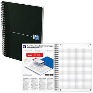 3020120029832 - Collegeblock 100102565 Office Essentials kariert kariert Rand beidseitig A5 90g schwarz 90 Blatt 3020120029832 Oxford 3020120029832 - Collegeblock 100102565 Office Essentials kariert kariert Rand beidseitig A5 90g schwarz 90 Blatt 3020120029832 Oxford