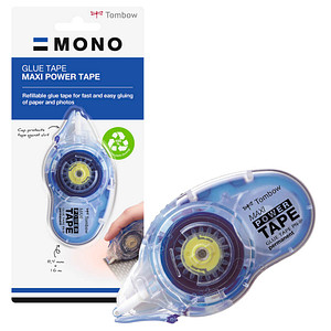4003198721906 - - Kleberoller mono Maxi Power Tape 84 mm x 16 m (b x l) nachfüllbar transparent blau 4003198721906 - - Kleberoller mono Maxi Power Tape 84 mm x 16 m (b x l) nachfüllbar transparent blau