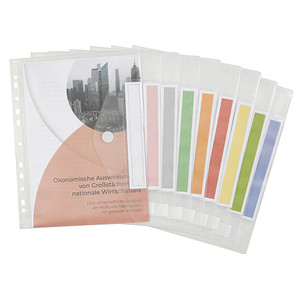 4250037428308 - Umlauftaschen Index transparent matt und transparent 4250037428308 40165-04 10 Stück 4250037428308 - Umlauftaschen Index transparent matt und transparent 4250037428308 40165-04 10 Stück