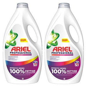 ARIEL Professional COLOR+ Waschmittel flüssig, 2x 3,15 l
