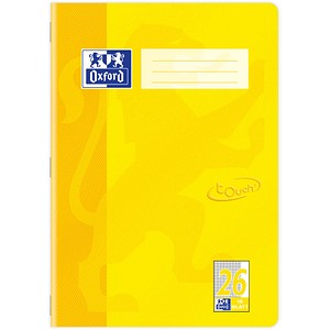 4006144005907 - Schulheft 400104443 touch Lineatur 26 kariert mit weißem Rand A4 90g gelb 16 Blatt 32 Seiten 4006144005907 Oxford 4006144005907 - Schulheft 400104443 touch Lineatur 26 kariert mit weißem Rand A4 90g gelb 16 Blatt 32 Seiten 4006144005907 Oxford