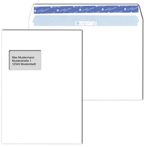 MAILmedia Versandtaschen Cygnus Excellence® DIN C4 mit Fenster weiß 10 St.