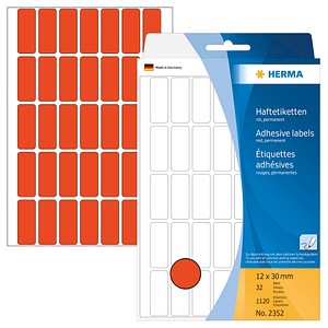 4008705023528 - Etiketten ROT 2352 12 x 30 mm 4008705023528 2352 1120 Stüc