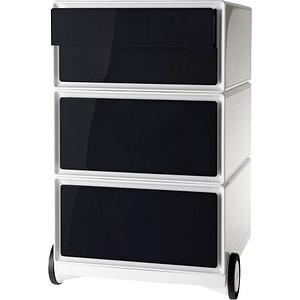 3660141931266 - Rollcontainer EasyBox EBGHPH01 Kunststoff schwarz weiß 4 normale Schubladen 3660141931266 PAPERFLOW 3660141931266 - Rollcontainer EasyBox EBGHPH01 Kunststoff schwarz weiß 4 normale Schubladen 3660141931266 PAPERFLOW