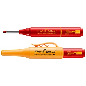 4260056158001 - Permanentmarker Pica BIG Ink Marker XL für glatte & trockene Oberflächen Spezial-Schreibspitze wisch- & wasserfest Schreibfarbe rot