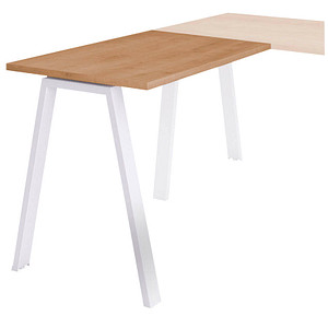 8427951011763 - BLANCA Anstell- BLANCA Schreibtisch eicheweiß rechteckig 4-Fuß-Gestell weiß 1000 x 600 cm 8427951011763 rocada 8427951011763 - BLANCA Anstell- BLANCA Schreibtisch eicheweiß rechteckig 4-Fuß-Gestell weiß 1000 x 600 cm 8427951011763 rocada