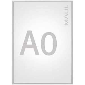 4002390054041 - Plakat-Klapprahmen Standard silber A0 mit Antireflexfolie 4002390054041 Maul