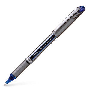 Pentel ENERGEL BL27 Gelschreiber blau/silber 0,35 mm, Schreibfarbe: blau, 1 St.