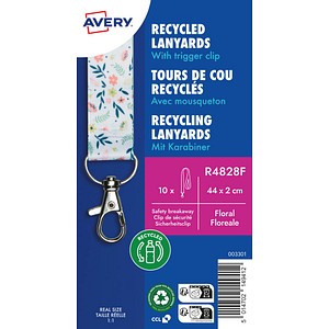 5014702149412 - Lanyards Floral weiß 10 St