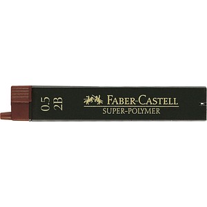 4005401205029 - FABER-CASTELL SUPER-POLYMER Feinminen-Bleistiftminen schwarz 2B 05 mm 12 St 4005401205029 - FABER-CASTELL SUPER-POLYMER Feinminen-Bleistiftminen schwarz 2B 05 mm 12 St