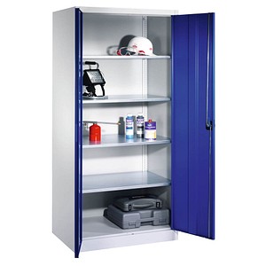 4064615115593 - CP Stahlschrank 8922-00 S10550 lichtgrau enzianblau 930 x 600 x 1950 cm aufgebaut 4064615115593 - CP Stahlschrank 8922-00 S10550 lichtgrau enzianblau 930 x 600 x 1950 cm aufgebaut