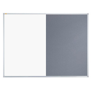 FRANKEN Whiteboard-Pinnwand X-tra!Line 90,0 x 60,0 cm Textil grau