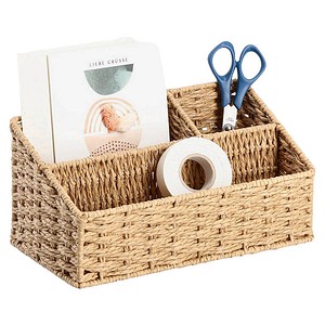 4003368152134 - Schreibtisch-Organizer Papiergeflecht natur Papiergeflecht 3 Fächer 255 x 142 x 122 cm 4003368152134 Zeller 4003368152134 - Schreibtisch-Organizer Papiergeflecht natur Papiergeflecht 3 Fächer 255 x 142 x 122 cm 4003368152134 Zeller