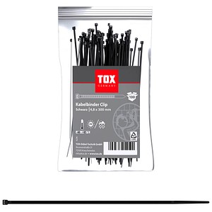4049563054569 - 100 Kabelbinder Clip schwarz 4049563054569 100 Stück 4049563054569 - 100 Kabelbinder Clip schwarz 4049563054569 100 Stück