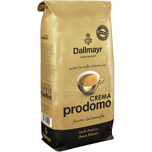 Dallmayr CREMA prodomo Kaffeebohnen Arabicabohnen kräftig 1,0 kg