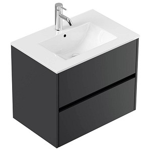 4251982654996 - Badmöbel Limes & Waschtisch 70cm 2 Greifraum SoftClose Auszüge weiß Hg