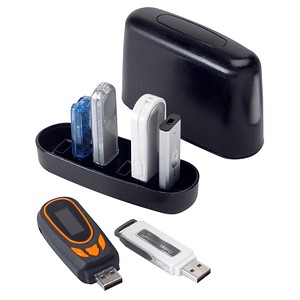 EXPONENT 6er USB-Stick-Box schwarz, 1 St.