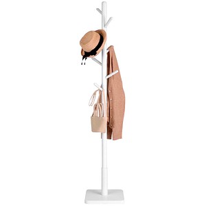 0194343010533 - Songmics - vasagle Garderobenständer Kleiderständer Massivholz freistehend Baumform 8 Haken für Jacken Hüte Taschen Eingangsbereich Flur 0194343010533 - Songmics - vasagle Garderobenständer Kleiderständer Massivholz freistehend Baumform 8 Haken für Jacken Hüte Taschen Eingangsbereich Flur
