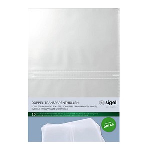 4004360869440 - 5 x Doppel-Transparenthüllen A5 transparent VE=10 Stück