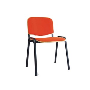 LÜLLMANN Stapelstühle 225473 rot Stoff, 1 St.
