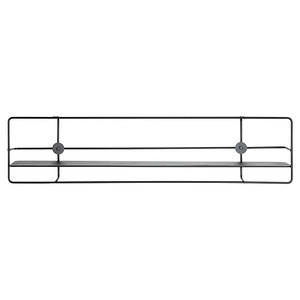 4001070375629 - HAKU Möbel Wandregal (BHT 90x21x14 cm) BHT 90x21x14 cm schwarz Steckboard Wandboard 4001070375629 - HAKU Möbel Wandregal (BHT 90x21x14 cm) BHT 90x21x14 cm schwarz Steckboard Wandboard