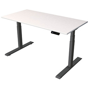 4044917441286 - Sitz-Steh-Schreibtisch Smart office 10179610 elektrisch höhenverstellbar 63-127cm (H) 140cmx70cm (BxT) rechteckig weiß   ant