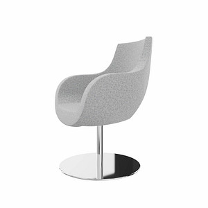 4260761571171 - Besuchersessel Pirum hellgrau chrom Stoff 4260761571171 - Besuchersessel Pirum hellgrau chrom Stoff