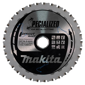 makita B-69325, EFFICUT Kreissägeblatt 150,0 mm, 33 Zähne