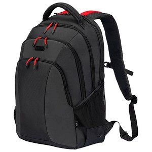 7640239422179 - Laptop-Rucksack SEEKER II Kunstfaser schwarz rot 235 l bis 406 cm (16 Zoll) 7640239422179 DICOTA