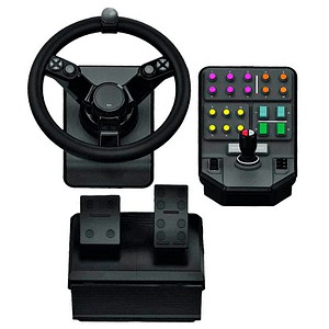 5099206081949 - Logitech Gaming G Saitek Farm Sim Controller -N A- EMEA Lenkrad PC Schwarz inkl Pedale