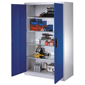4064615115715 - CP Stahlschrank 8932-00 S10599 lichtgrau enzianblau 1200 x 600 x 1950 cm aufgebaut 4064615115715 - CP Stahlschrank 8932-00 S10599 lichtgrau enzianblau 1200 x 600 x 1950 cm aufgebaut