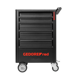4060833016766 - R21562005 Werkstattwagen befüllt schwarz 5 Schubladen 4060833016766 GEDOREred