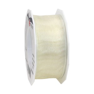 4009236000590 - Geschenkband Organzaband Four Seasons 6074025-104 mit Drahtkante 40mm x 25m creme 4009236000590 Präsent 4009236000590 - Geschenkband Organzaband Four Seasons 6074025-104 mit Drahtkante 40mm x 25m creme 4009236000590 Präsent