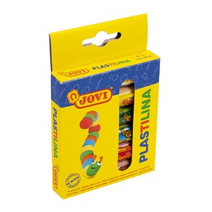 8412027001014 - Knete PLASTILINA farbsortiert 6 Farben je 8412027001014 JOVI 6 Stück