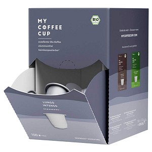 4251471407010 - LUNGO INTENSO Bio-Kaffeekapseln Arabica- und Robustabohnen 100 Portionen