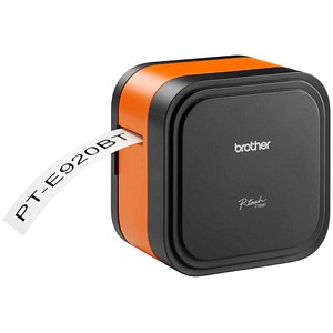 brother P-touch CUBE Pro PT-E920BT Beschriftungsgerät orange, schwarz