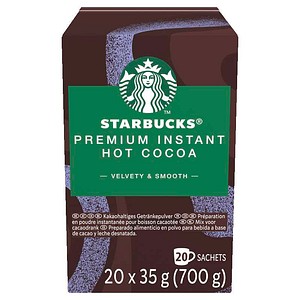 STARBUCKS™ PREMIUM INSTANT HOT COCOA Trinkschokolade mild, 20 x 35,0 g